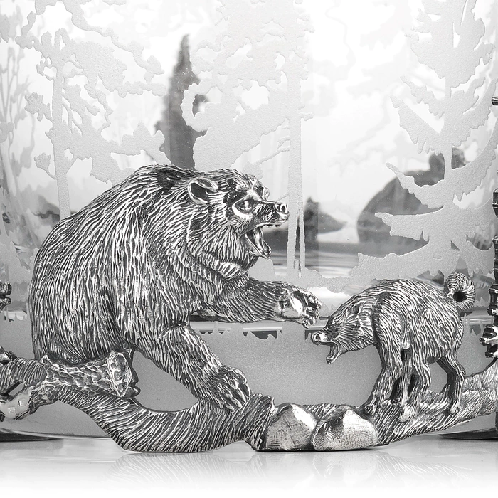 A glass for whiskey "Hunting"